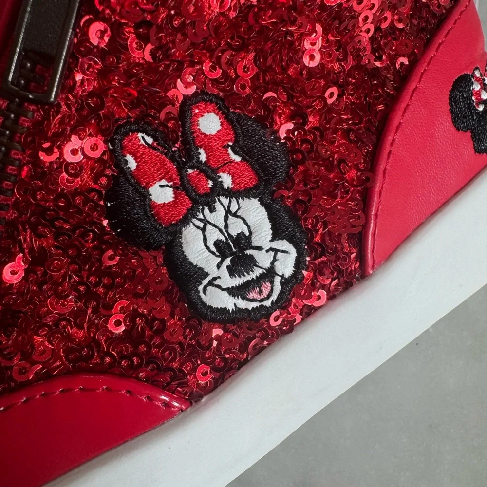 Disney Red Minnie Mouse Kids Sneakers - Picture 7 of 8